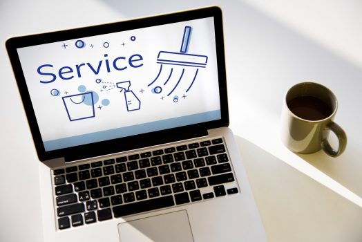 illustration-home-cleaning-service-laptop